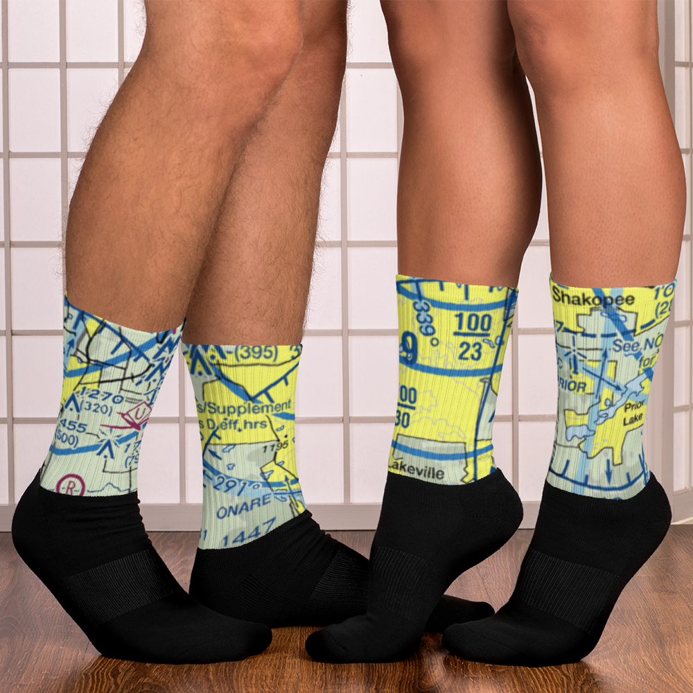 Crystal Lake Seaplane Base (MN09) VFR Sectional Socks 