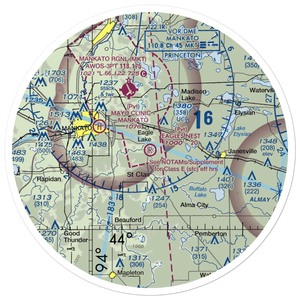 Eagles Nest Aerodrome (MN08) VFR Sectional Sticker (30 mile)