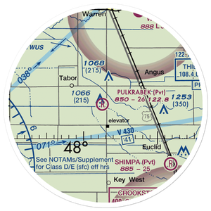 Pulkrabek Private Landing Field (MN06) VFR Sectional Sticker (20 mile)