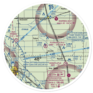Pulkrabek Private Landing Field (MN06) VFR Sectional Sticker (30 mile)