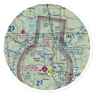 Lilienthal Airport (MI92) VFR Sectional Sticker (30 mile)