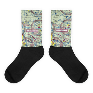 Wabasis Lake Airport (MI80) VFR Sectional Socks