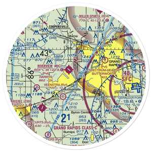 Weller Airport (MI78) VFR Sectional Sticker (30 mile)