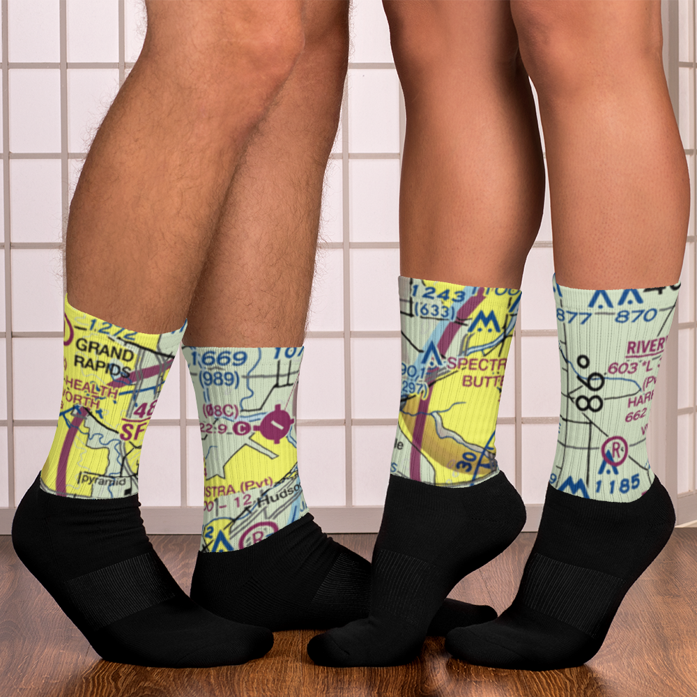 Weller Airport (MI78) VFR Sectional Socks 