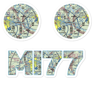 Shafter Airport (MI77) VFR Sectional Sticker Pack