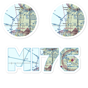 Reading Airport (MI76) VFR Sectional Sticker Pack