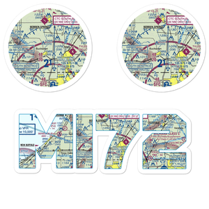 Nelson Airport (MI72) VFR Sectional Sticker Pack