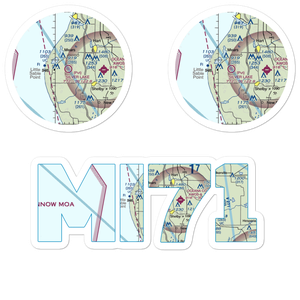 Silver Lake Airport (MI71) VFR Sectional Sticker Pack