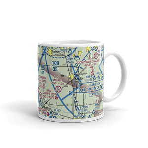 Carl's Airport (MI70) VFR Sectional  Mug