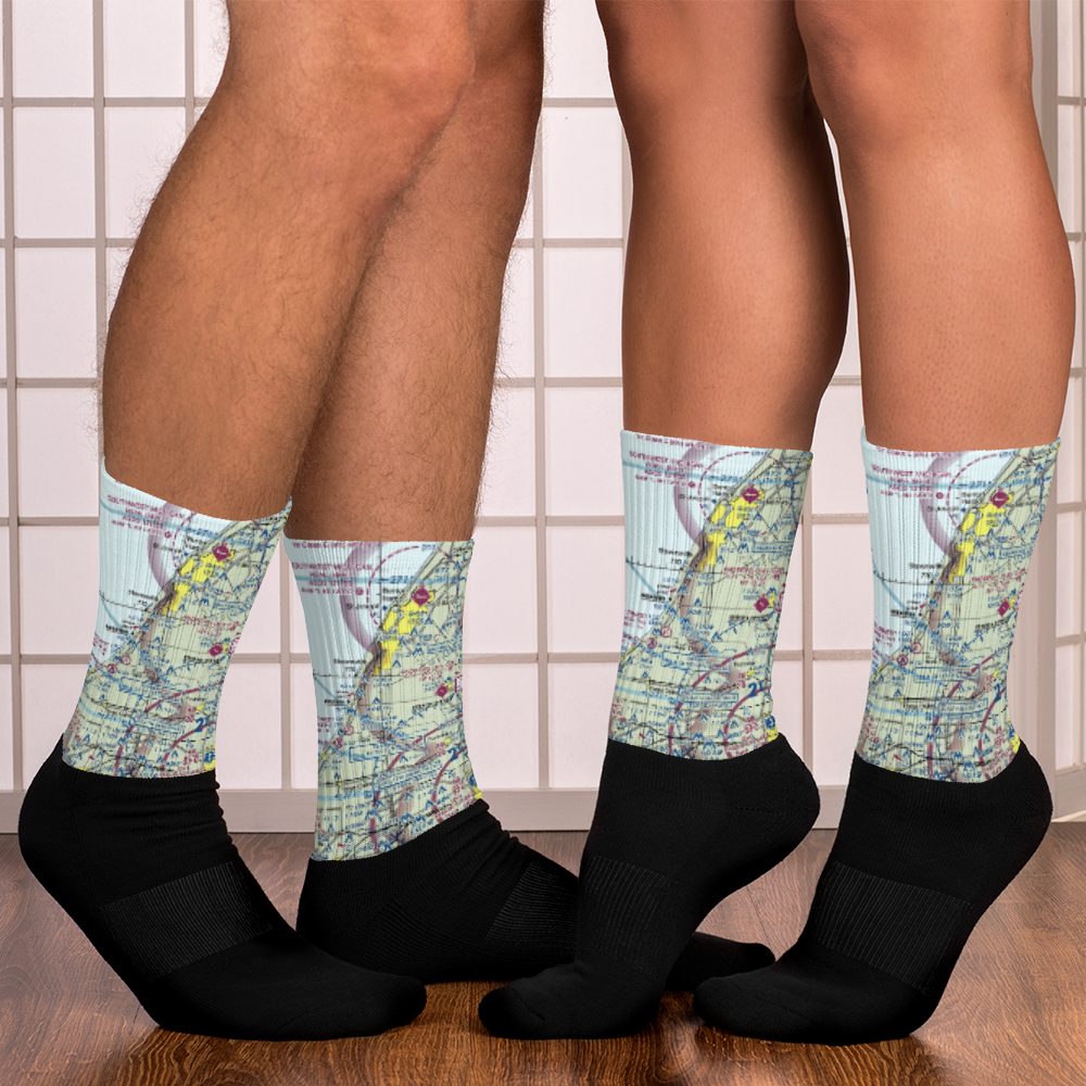 Baroda Airport (MI68) VFR Sectional Socks 