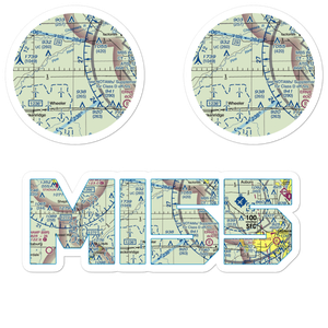 Zeitler Airport (MI55) VFR Sectional Sticker Pack