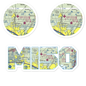 Dodge Airport (MI50) VFR Sectional Sticker Pack