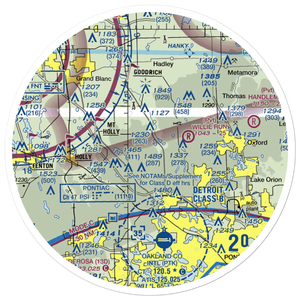 Ed Schulte's Place STOLport (MI45) VFR Sectional Sticker (30 mile)