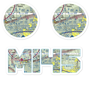 Ed Schulte's Place STOLport (MI45) VFR Sectional Sticker Pack