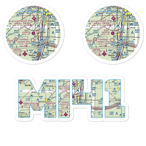 Crystal Airport (MI41) VFR Sectional Sticker Pack