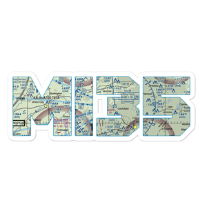 Claucherty Airport (MI35) VFR Sectional Sticker