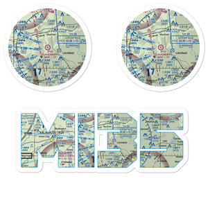 Claucherty Airport (MI35) VFR Sectional Sticker Pack