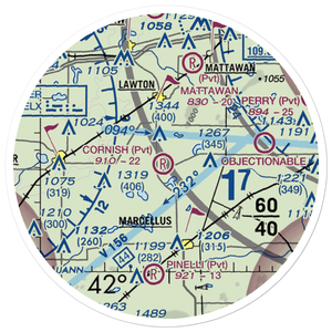 Cornish Field (MI31) VFR Sectional Sticker (20 mile)