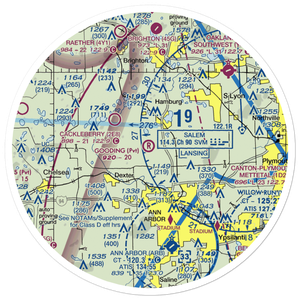 Gooding Airport (MI29) VFR Sectional Sticker (30 mile)