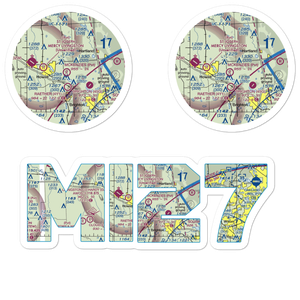 Haigh Airport (MI27) VFR Sectional Sticker Pack