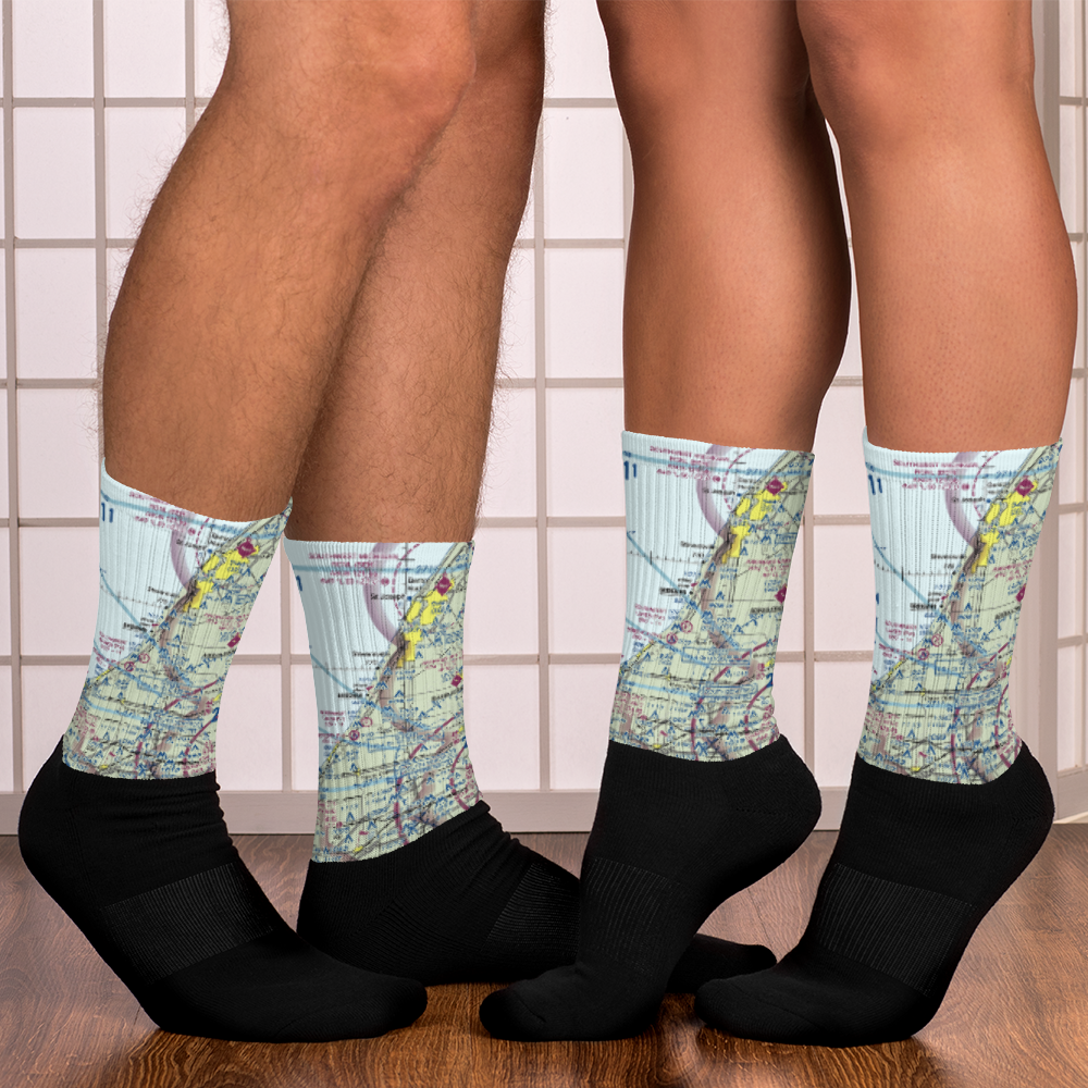 Myers Airport (MI25) VFR Sectional Socks 