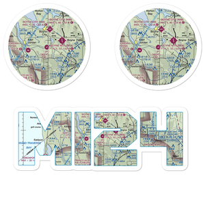 Deer Lake Airpark (MI24) VFR Sectional Sticker Pack