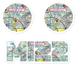 Crump Airport (MI22) VFR Sectional Sticker Pack