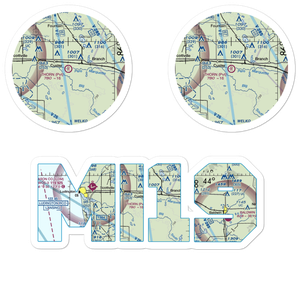 Thorn Airport (MI19) VFR Sectional Sticker Pack