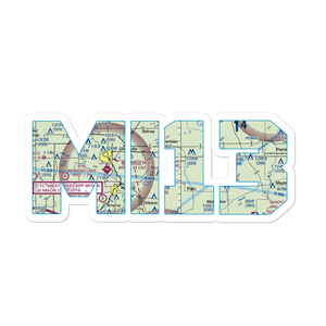 Minikey Airport (MI13) VFR Sectional Sticker
