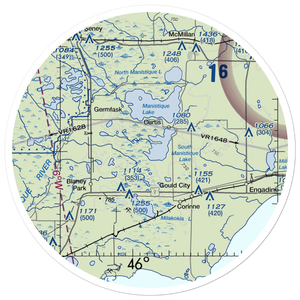 Read Seaplane Base (MI03) VFR Sectional Sticker (30 mile)