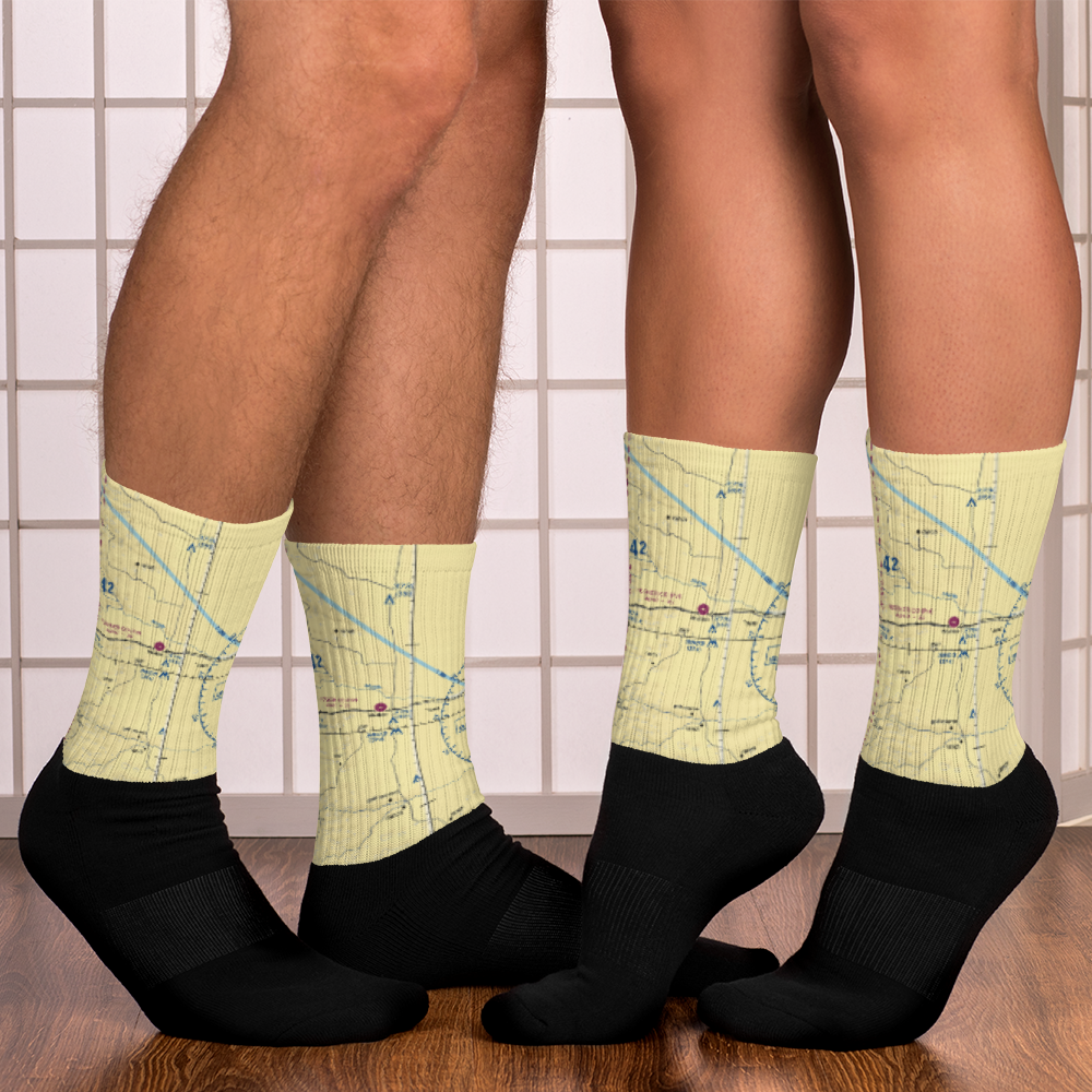 Hooker County Airport (84NE) VFR Sectional Socks 