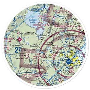 Clark Field (ME96) VFR Sectional Sticker (30 mile)