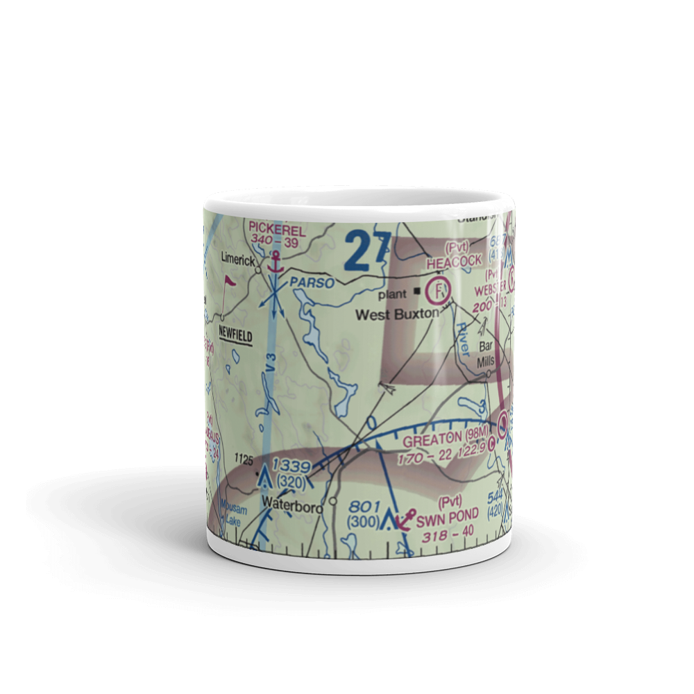 Little Ossipee Lake Seaplane Base (ME90) VFR Sectional  Mug 