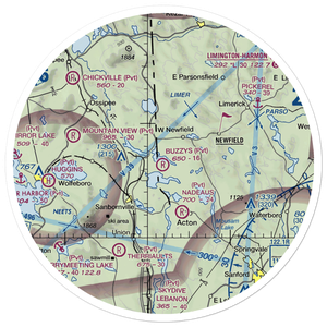 Buzzy's Field (ME89) VFR Sectional Sticker (30 mile)