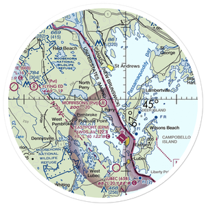 Morrison's Airport (ME88) VFR Sectional Sticker (30 mile)