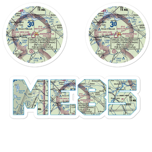 Riverside Seaplane Base (ME85) VFR Sectional Sticker Pack