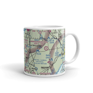 Dry Pond Seaplane Base (ME80) VFR Sectional  Mug