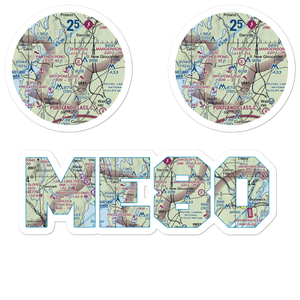 Dry Pond Seaplane Base (ME80) VFR Sectional Sticker Pack