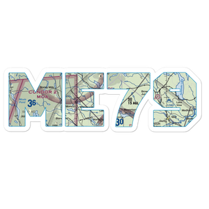 Two Falls Airport (ME79) VFR Sectional Sticker