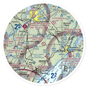 Margerison Airport (ME75) VFR Sectional Sticker (30 mile)