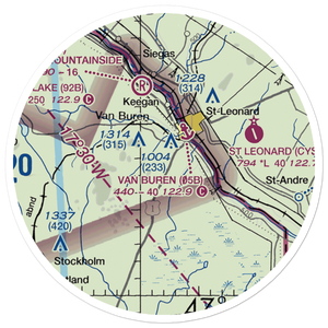 Morrill Airpark (ME67) VFR Sectional Sticker (20 mile)