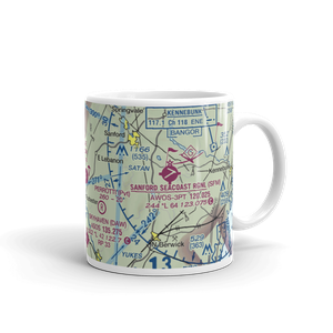 Skydive Lebanon Airport (ME64) VFR Sectional  Mug