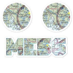 Kimberly Airport (ME56) VFR Sectional Sticker Pack