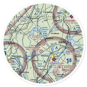 Payne Field (ME47) VFR Sectional Sticker (30 mile)