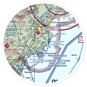 Goosefair Airport (ME45) VFR Sectional Sticker (30 mile)