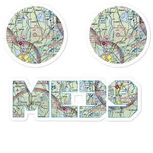 Rocky Ridge Airport (ME39) VFR Sectional Sticker Pack
