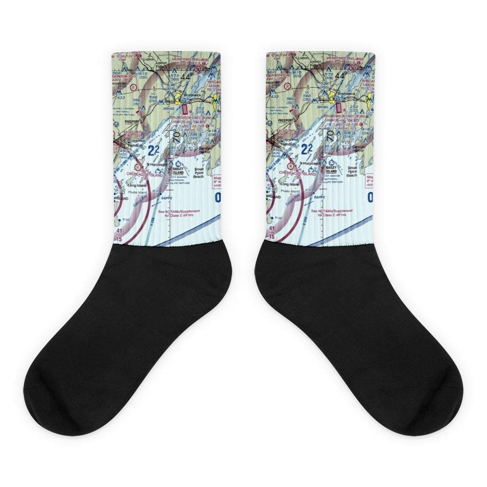 Farr Field (ME33) VFR Sectional Socks 