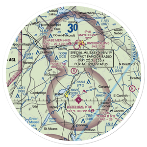 Ruby Field (ME32) VFR Sectional Sticker (30 mile)