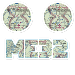 Ruby Field (ME32) VFR Sectional Sticker Pack