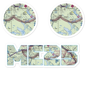 Sunrise Farms Airport (ME25) VFR Sectional Sticker Pack